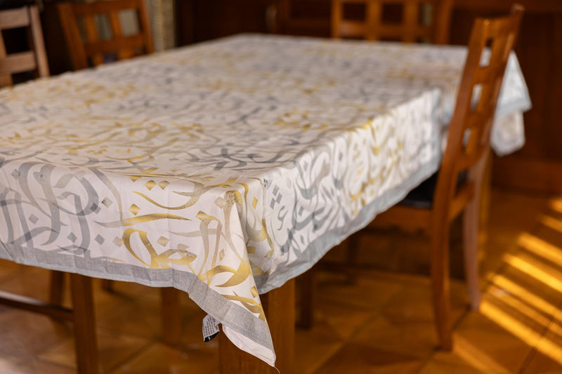 The Coloured infusion calligraphy table cover (M)