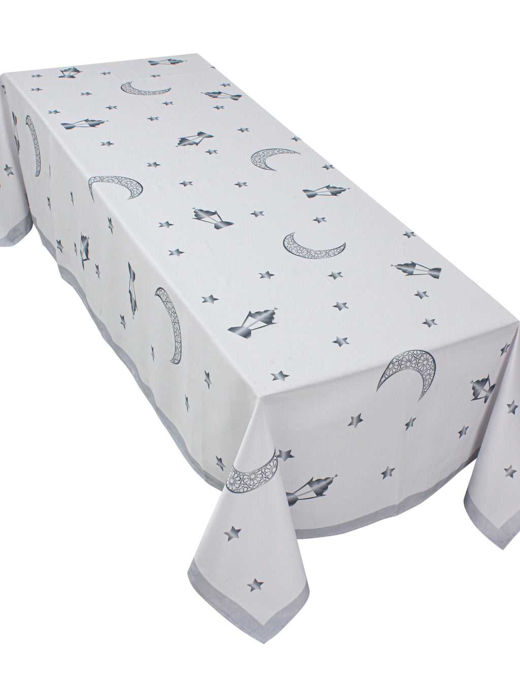 The Silver Fawanis and Crescents table cover