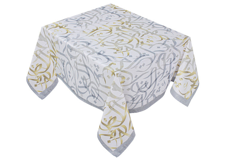 The coloured infusion calligraphy table cover (S)