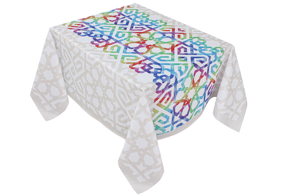 The vibrant Islamic art table cover (S)