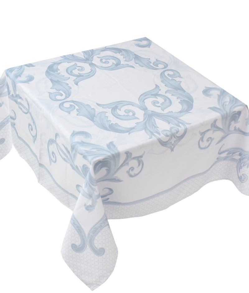 The Royal grey squared table cover