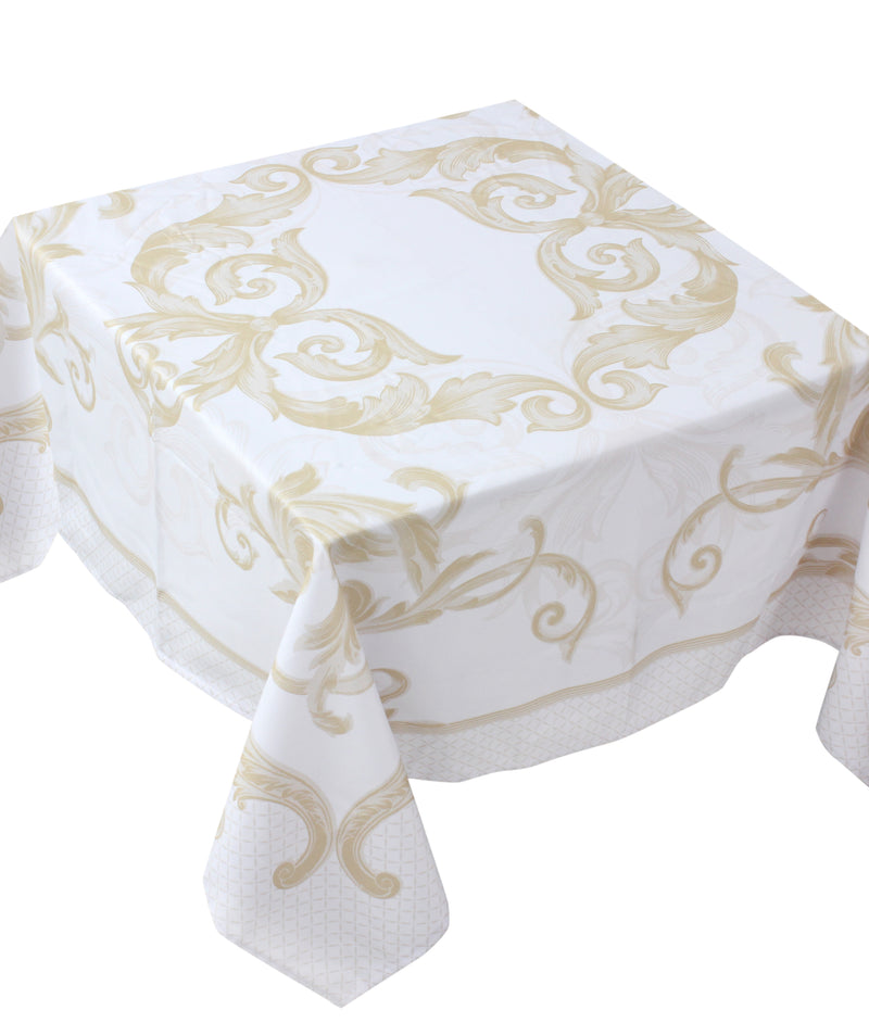 The Royal Beige squared table cover