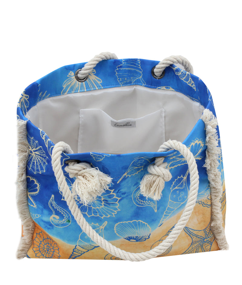 The Seashell sand and sea Tote bag