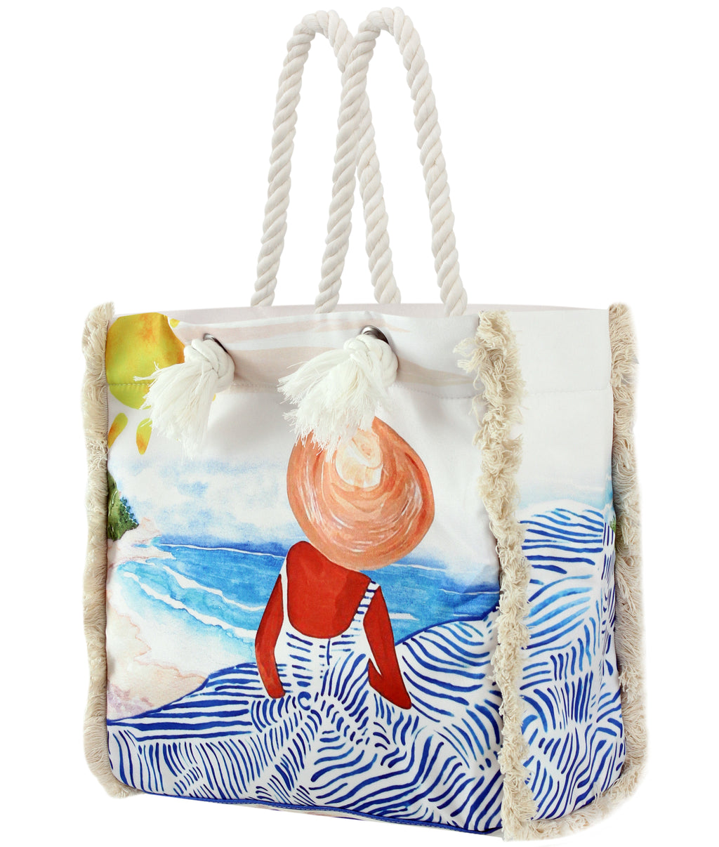 The beauty on the beach Tote bag