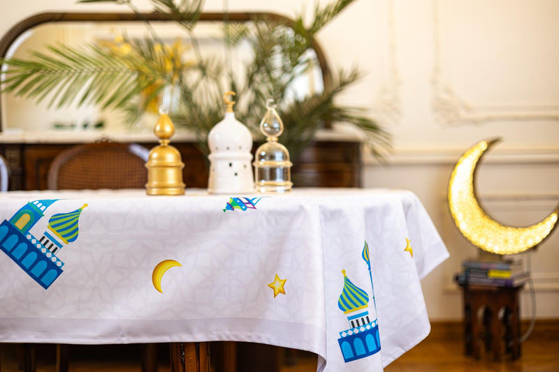 The Peaceful Mosques table cover