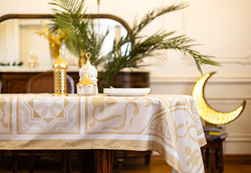 The Pastel Beige table cover