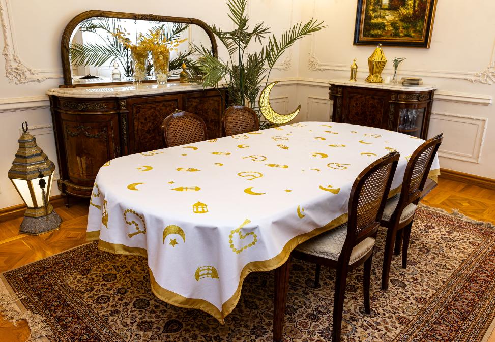 The Golden Sebha table cover