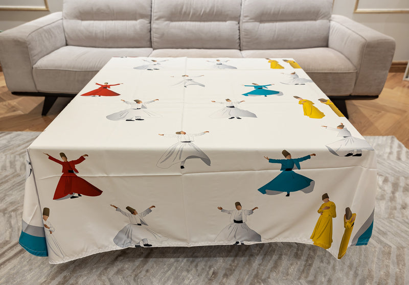 The Tanora man table cover