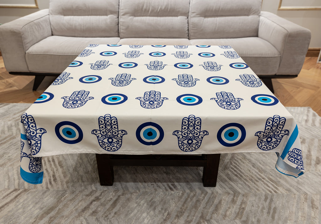 The Evil eye and kaff table cover